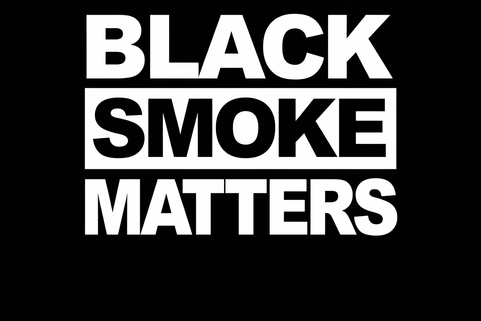 Black Smoke Matters Decal