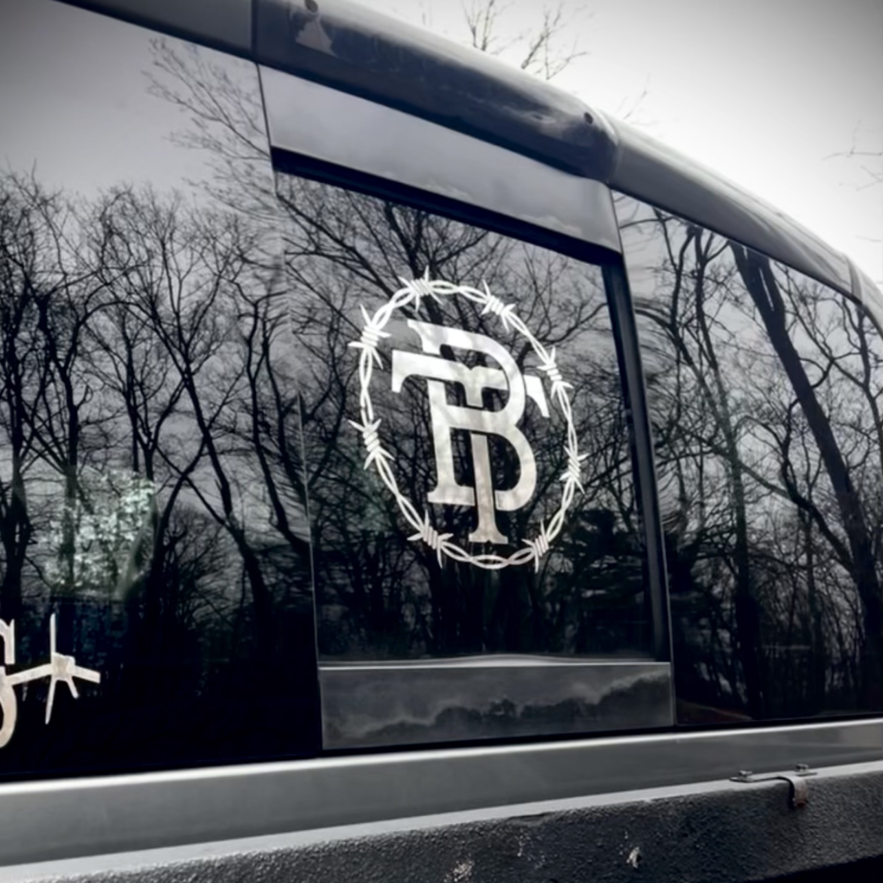 10” Logo Decal Chrome