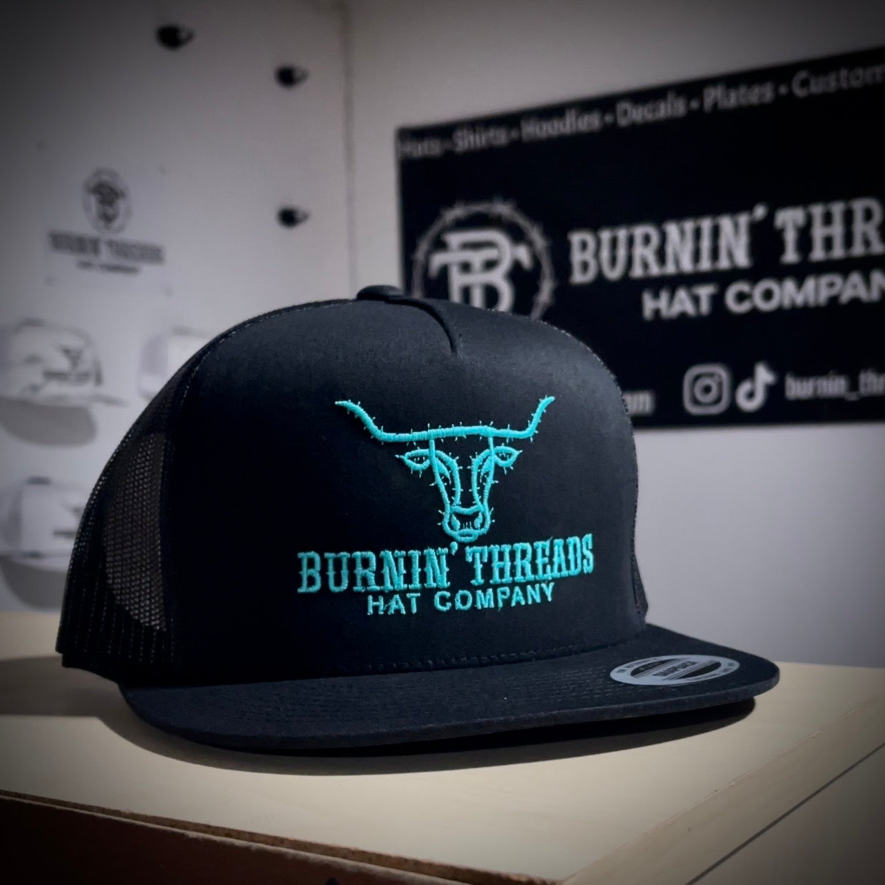 Turquoise Hat