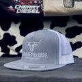 Barbed Bull Trucker Hat Grey/White