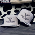 Barbed Bull Trucker Hat Silver
