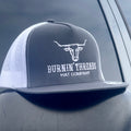 Barbed Bull Trucker Hat Charcoal