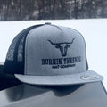 Barbed Bull Trucker Hat Grey