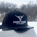 Barbed Bull Trucker Hat Black